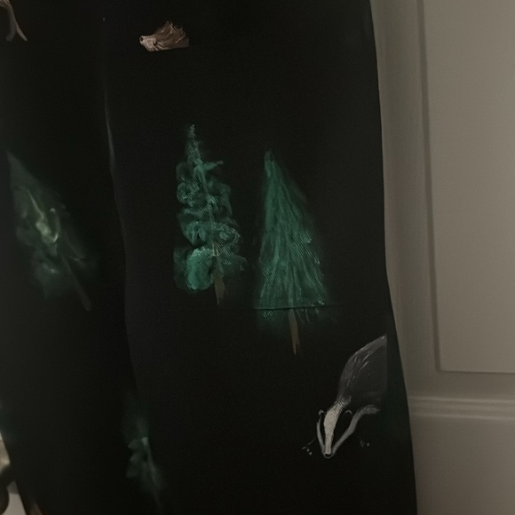 We Are Hairy People x Lucy and Yank hand painted woodland dungarees / overalls - Picture 3 of 7